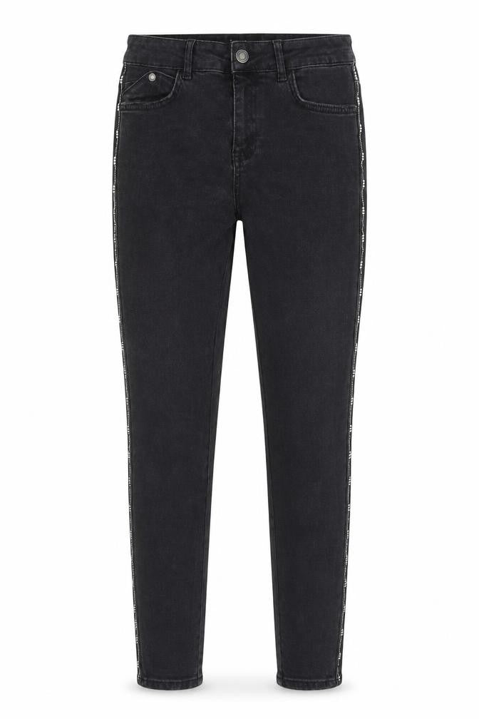 Zara Womens Black Cotton Skinny Jeans Size 8 Regular Zip