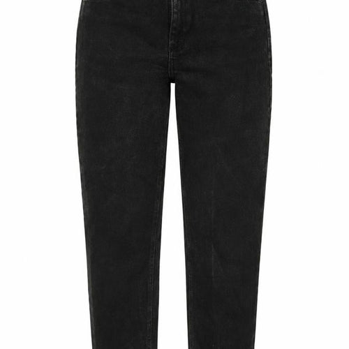ASOS Womens Black Cotton Straight Jeans Size 28 in L32 in Regular Button