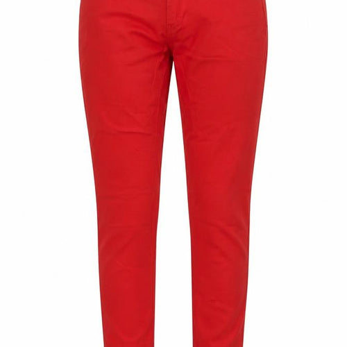 Calliope Womens Red Cotton Skinny Jeans Size M L31 in Regular Button