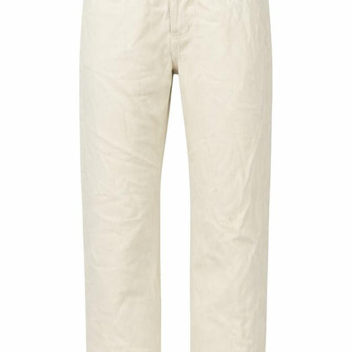 Loom Womens Beige Cotton Straight Jeans Size 30 in L32 in Regular Button