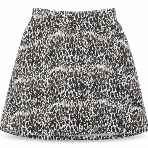 Ann Taylor Womens Brown Animal Print Viscose Swing Skirt Size M - Leopard Pattern