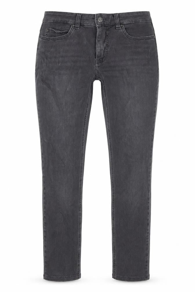 Dream Jeans Womens Grey Cotton Skinny Jeans Size 30 in Regular Button