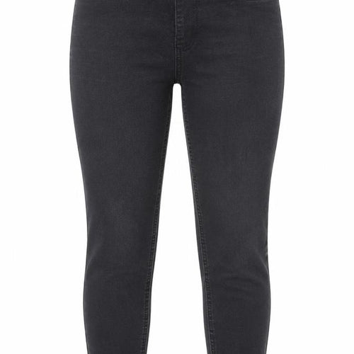Marks and Spencer Womens Black Cotton Skinny Jeans Size 12 Slim Button