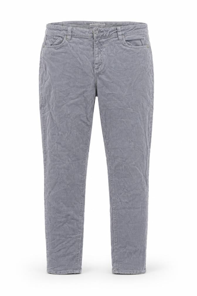 Sportscraft Womens Grey Polyester Skinny Jeans Size 14 Regular Zip