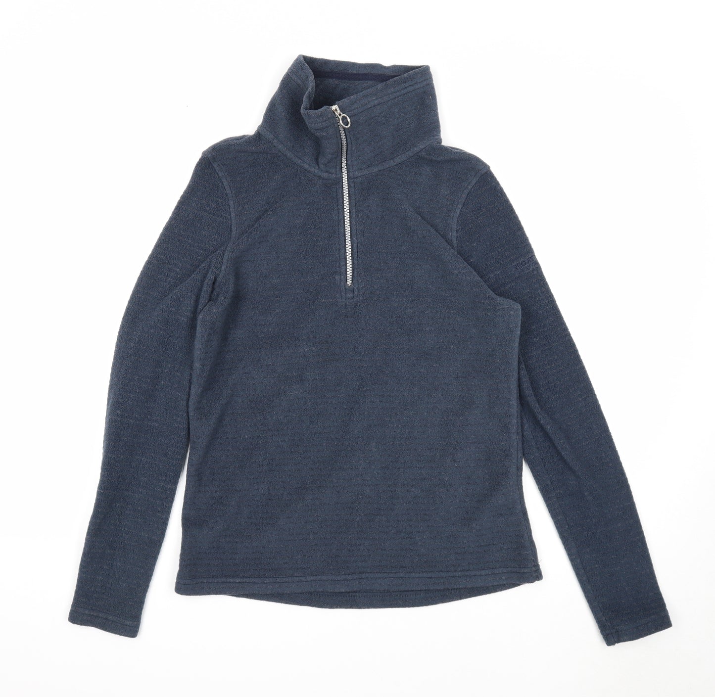 GANT Mens Blue Polyester Henley Sweatshirt Size M Zip - 1/4 Zip