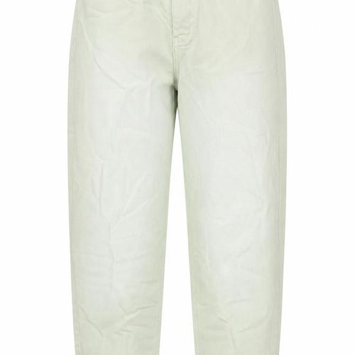 Marks and Spencer Womens Green Cotton Boyfriend Jeans Size 8 Regular Zip