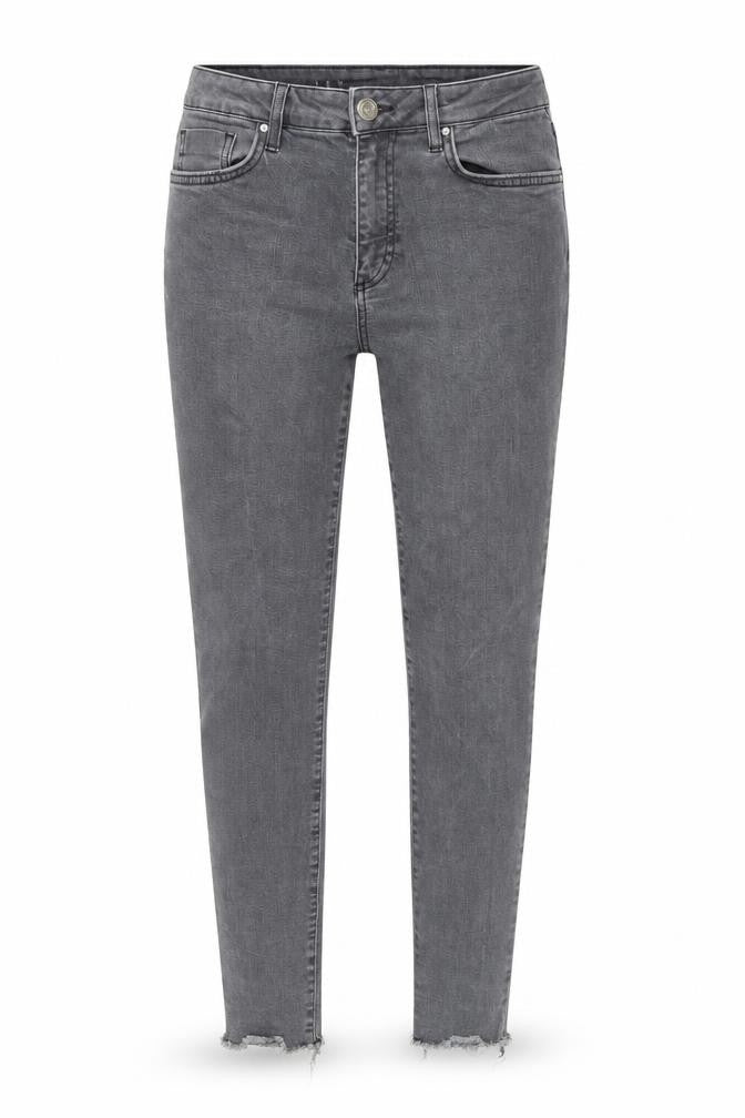 Marks and Spencer Womens Grey Cotton Skinny Jeans Size 12 Regular Zip