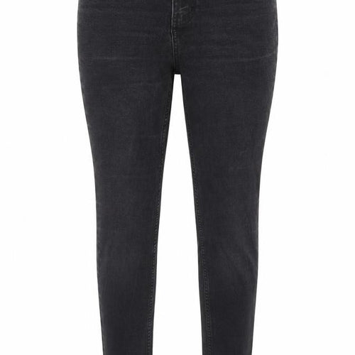 Marks and Spencer Womens Black Cotton Skinny Jeans Size 12 Regular Zip