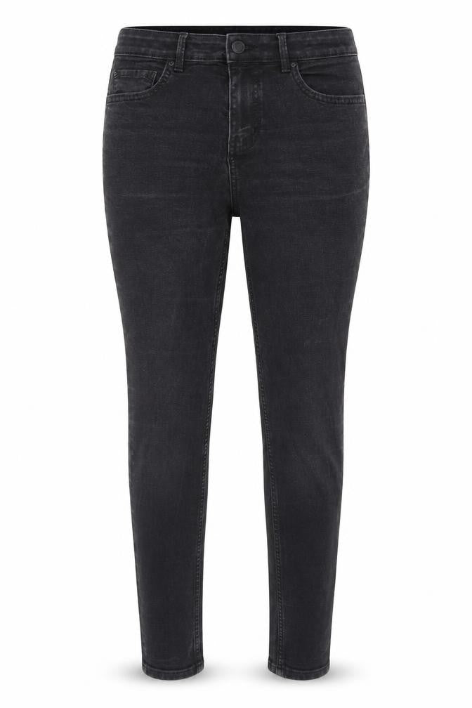Marks and Spencer Womens Black Cotton Skinny Jeans Size 12 Regular Zip