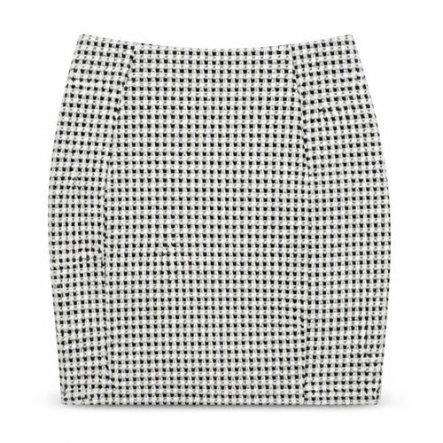 Papaya Womens Black Geometric Polyester Straight & Pencil Skirt Size 10