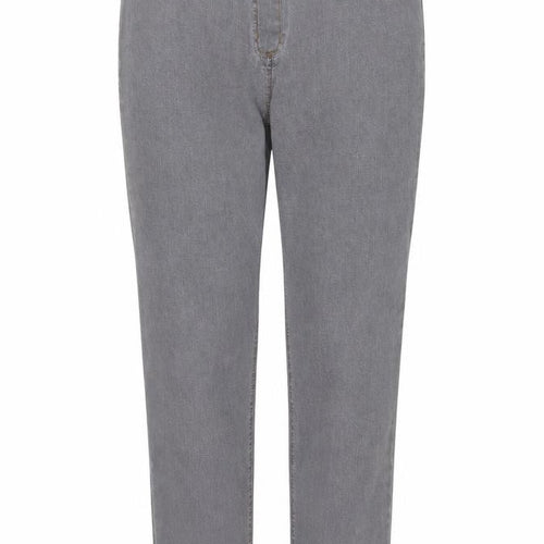 Jeffrey & Paula Womens Grey Cotton Straight Jeans Size 16 Regular