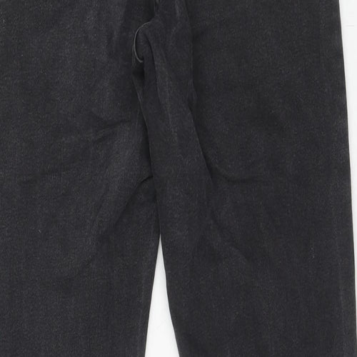 Coast Womens Black Cotton Skinny Jeans Size 14 Regular Zip
