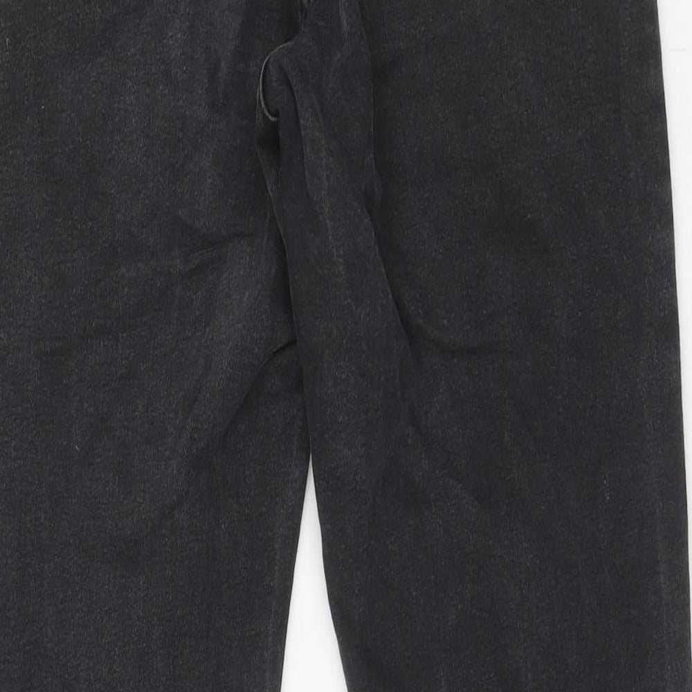 Coast Womens Black Cotton Skinny Jeans Size 14 Regular Zip