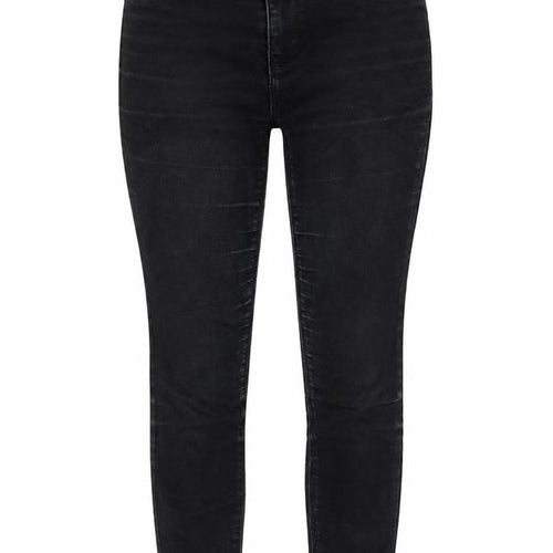Dorothy Perkins Womens Black Cotton Skinny Jeans Size 6 Regular Zip