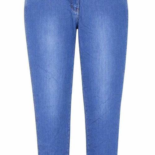 TU Womens Blue Cotton Skinny Jeans Size 36 in Regular Zip