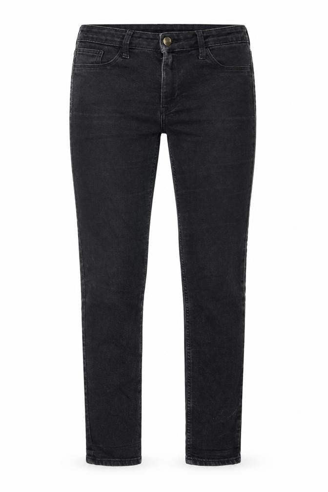 & Denim Womens Black Cotton Skinny Jeans Size 28 in Regular Zip