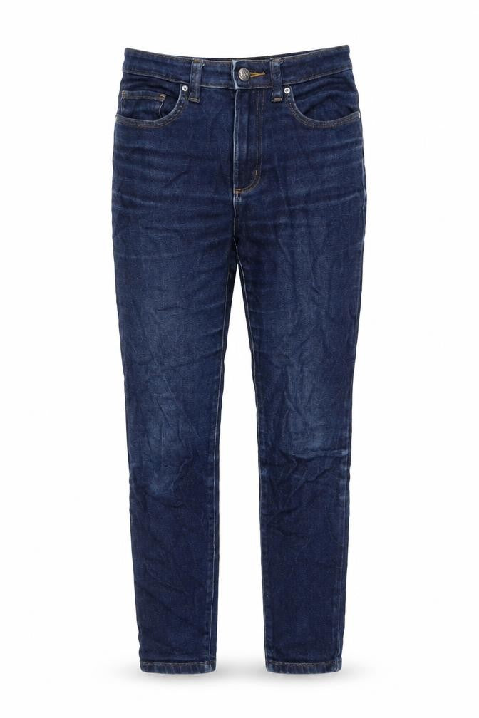 Lee Womens Blue Cotton Skinny Jeans Size 26 in L27 in Regular Button