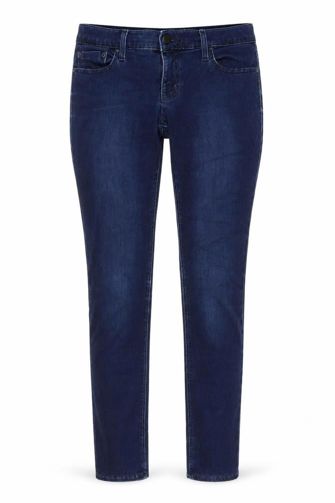 Gap Womens Blue Cotton Skinny Jeans Size 28 in L32 in Regular Button