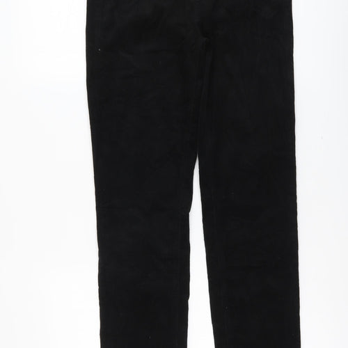Marks and Spencer Womens Black Cotton Skinny Jeans Size 10 L30 in Regular Button