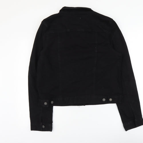 Royalty Womens Black Jacket Size XL Button