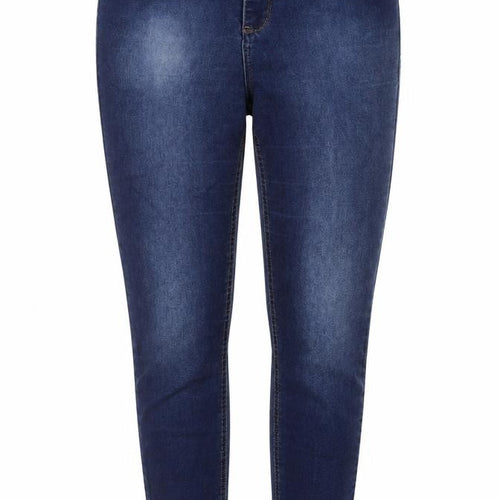 BlueSteel Womens Blue Cotton Skinny Jeans Size 12 Slim Button
