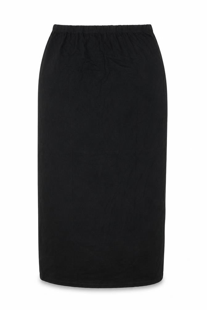 Preworn Womens Black Polyester Straight & Pencil Skirt Size 30 in