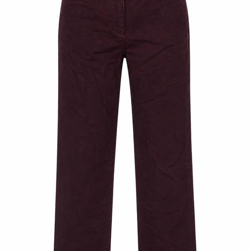 Marks and Spencer Womens Purple Cotton Straight Jeans Size 8 Regular Zip