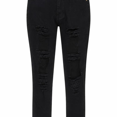 SheIn Womens Black Cotton Skinny Jeans Size S Regular Zip