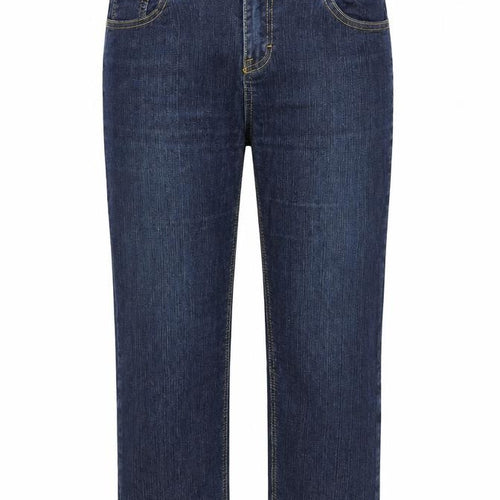 Bogari Womens Blue Cotton Straight Jeans Size 32 in Regular Zip