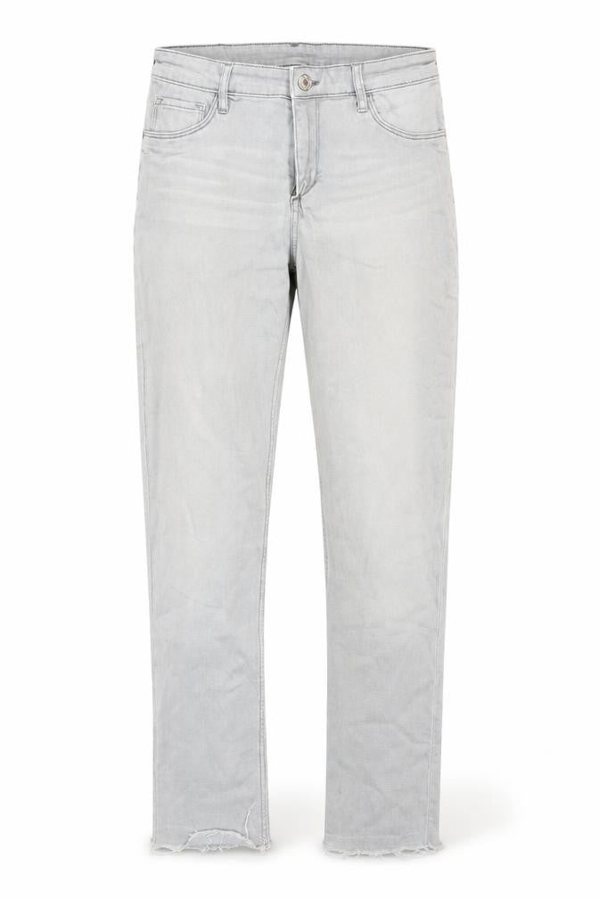 & Denim Girls Grey Cotton Straight Jeans Size 14 Years Regular Zip