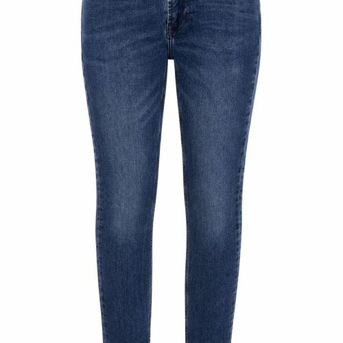 ONLY & SONS Womens Blue Cotton Skinny Jeans Size 28 in Regular Zip