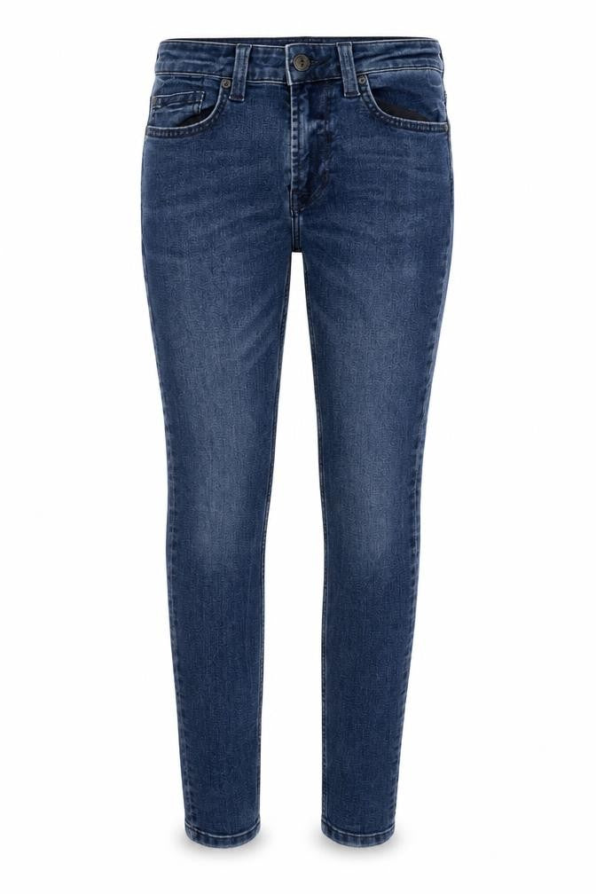 ONLY & SONS Womens Blue Cotton Skinny Jeans Size 28 in Regular Zip