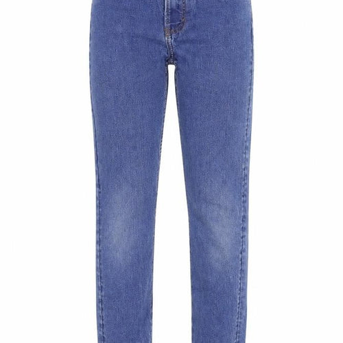 Skinny & Denim Girls Blue Cotton Straight Jeans Size 9-10 Years Regular Zip