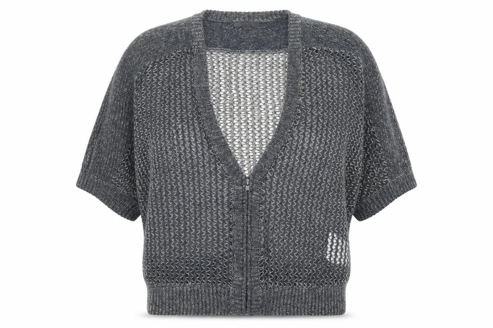 Gap Womens Blue V-Neck Acrylic Cardigan Jumper Size S