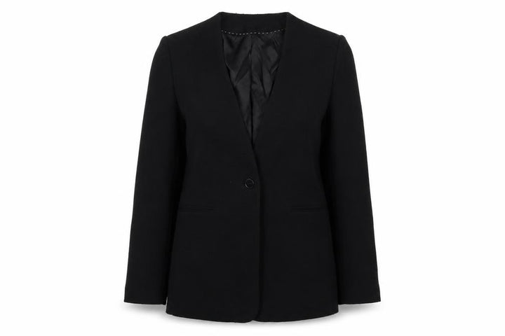 Mango Womens Black Jacket Blazer Size XS Button