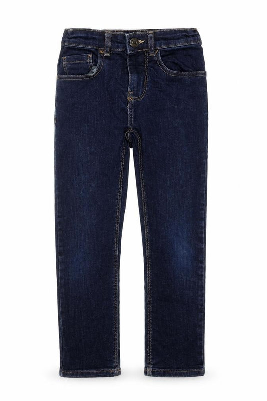 Zara Boys Blue Cotton Straight Jeans Size 9 Months Regular Zip