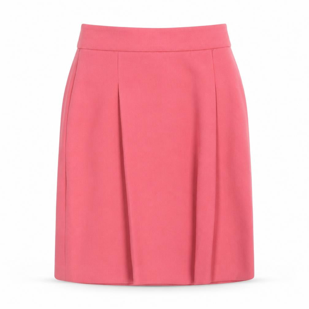 Marks and Spencer Womens Pink Polyester Straight & Pencil Skirt Size 8 Zip