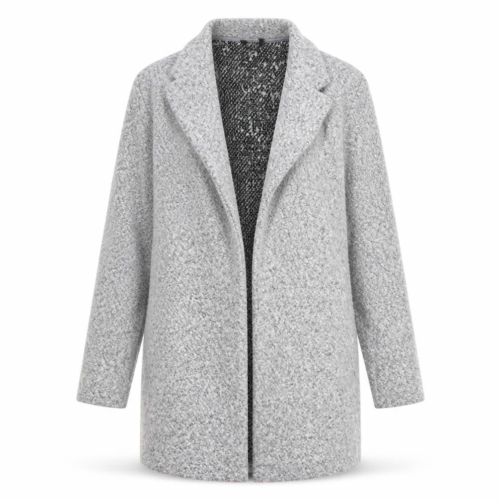 Marks and Spencer Womens Grey V-Neck Polyester Cardigan Jumper Size 8