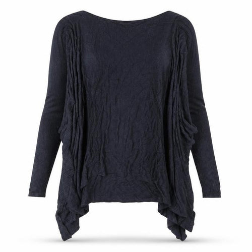 Label Lab Womens Blue V-Neck Viscose Cardigan Jumper Size S - Asymmetric
