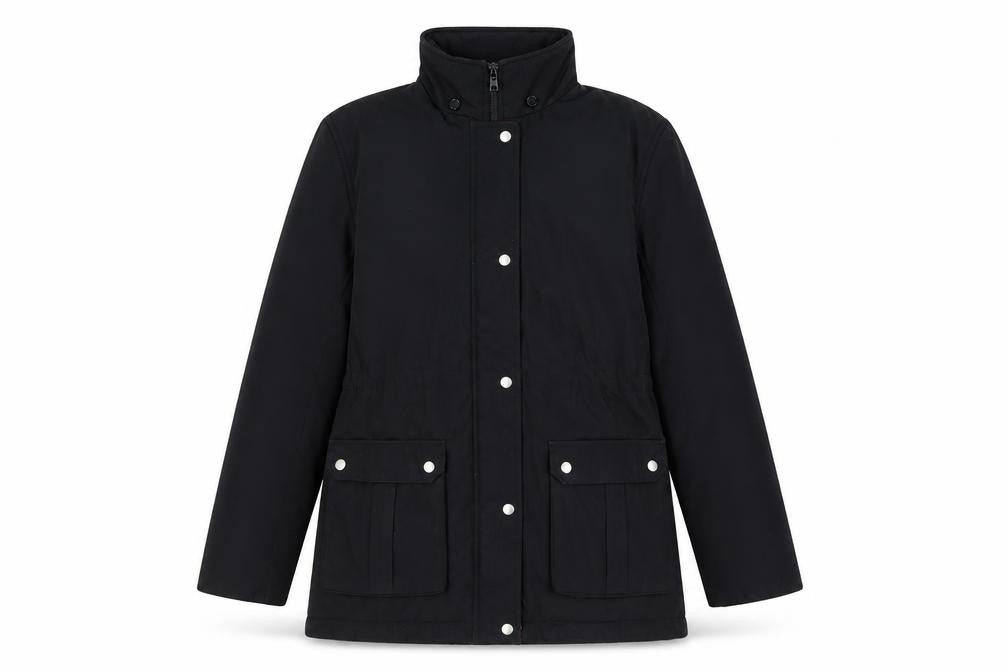 Roman Womens Black Jacket Size M Zip