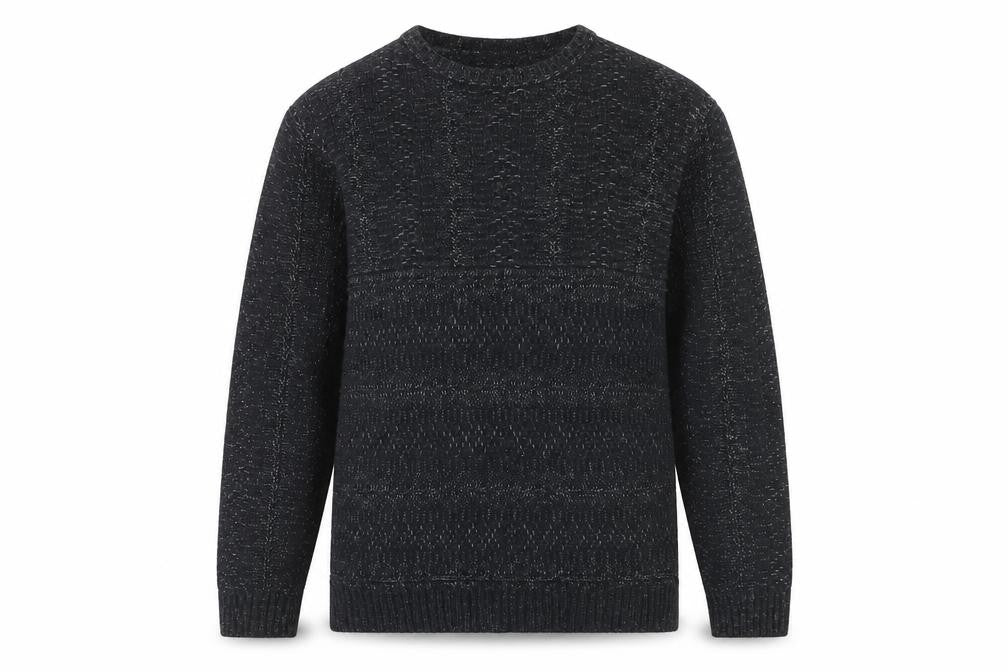 Cedar Wood State Mens Blue Round Neck Acrylic Pullover Jumper Size M Long Sleeve