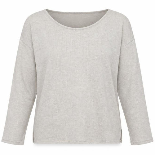 Mango Womens Gold Scoop Neck Viscose Pullover Jumper Size M