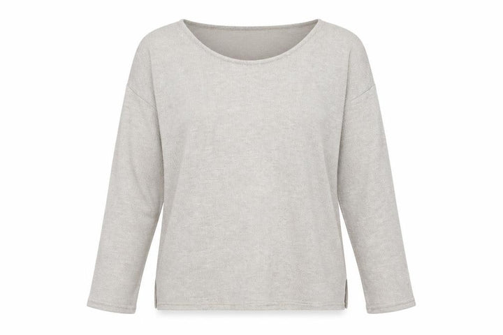 Mango Womens Gold Scoop Neck Viscose Pullover Jumper Size M