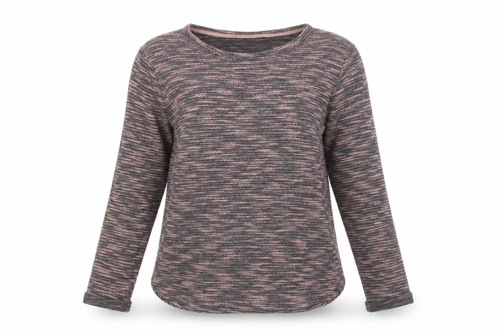 H&M Womens Pink Round Neck Polyester Pullover Jumper Size S Pullover