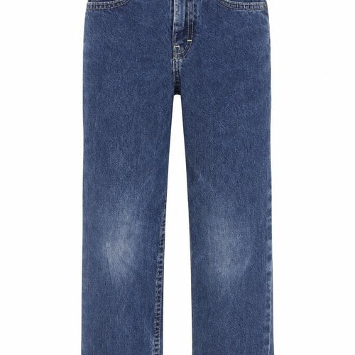 Marks and Spencer Boys Blue Cotton Straight Jeans Size 4XL Regular Zip