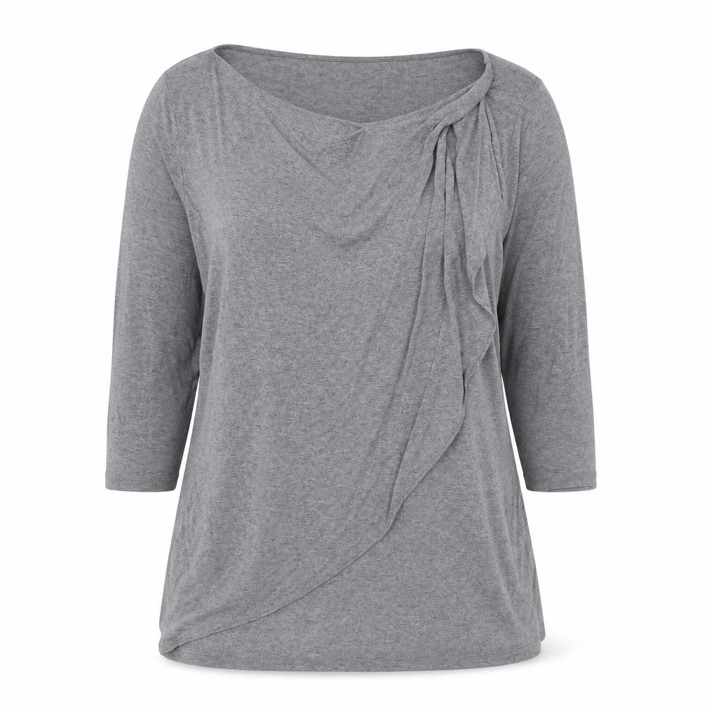 Ann Taylor Womens Green Viscose Basic T-Shirt Size XL Boat Neck