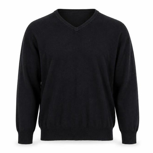 Blue Harbour Mens Beige V-Neck Acrylic Pullover Jumper Size S Long Sleeve