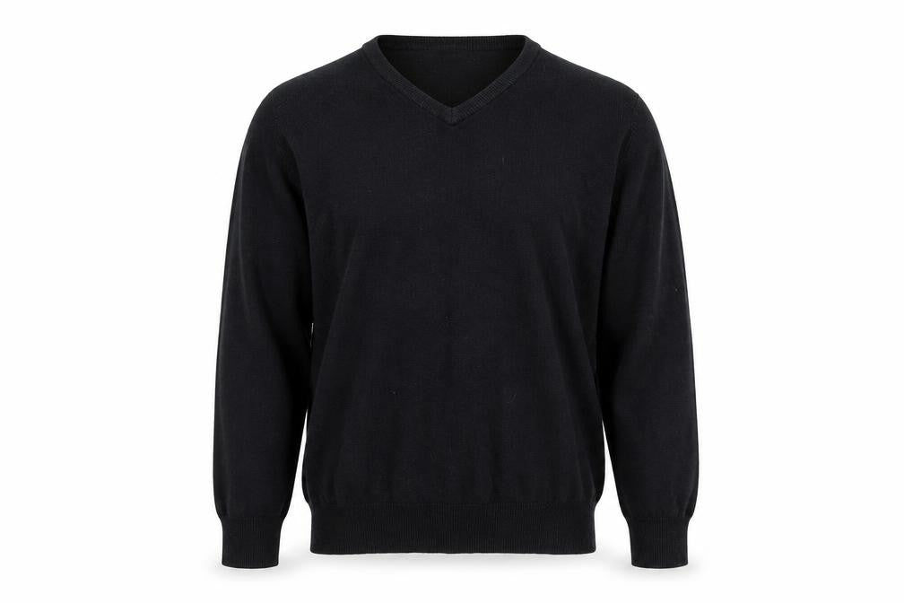 Blue Harbour Mens Beige V-Neck Acrylic Pullover Jumper Size S Long Sleeve