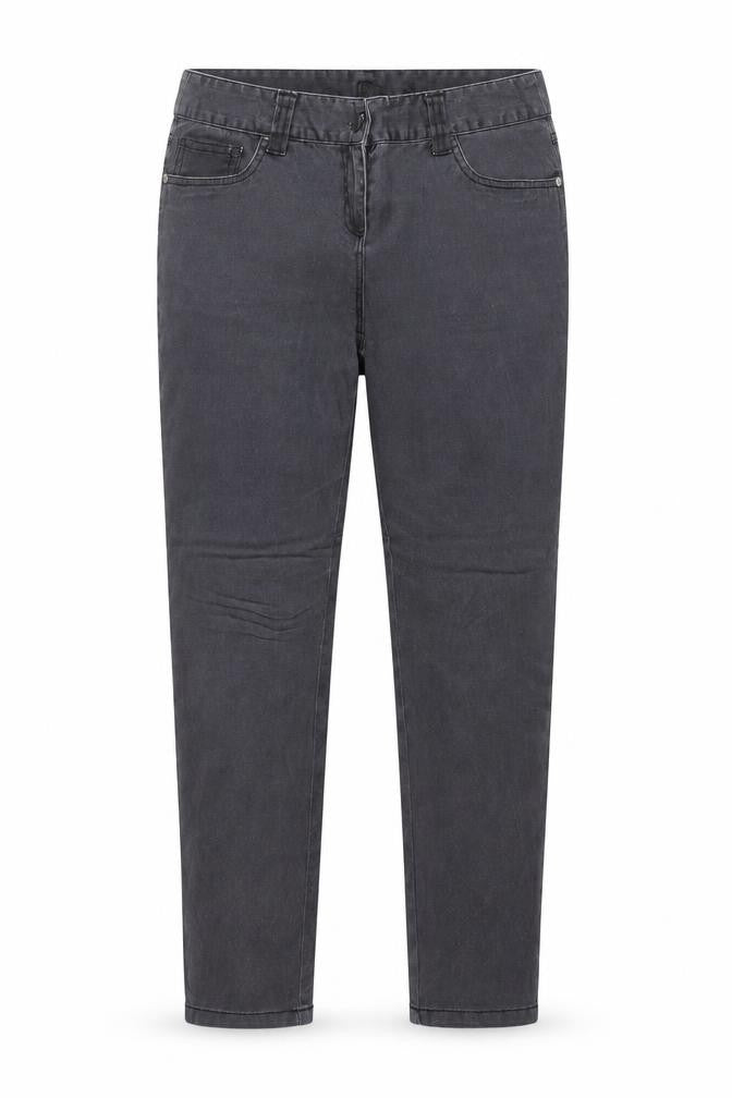 F&F Womens Grey Cotton Skinny Jeans Size 10 L27 in Regular Button
