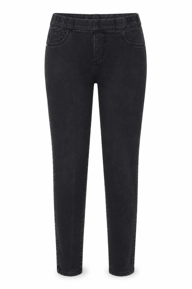 Denim & Co. Womens Grey Cotton Jegging Jeans Size 8 L29 in Regular